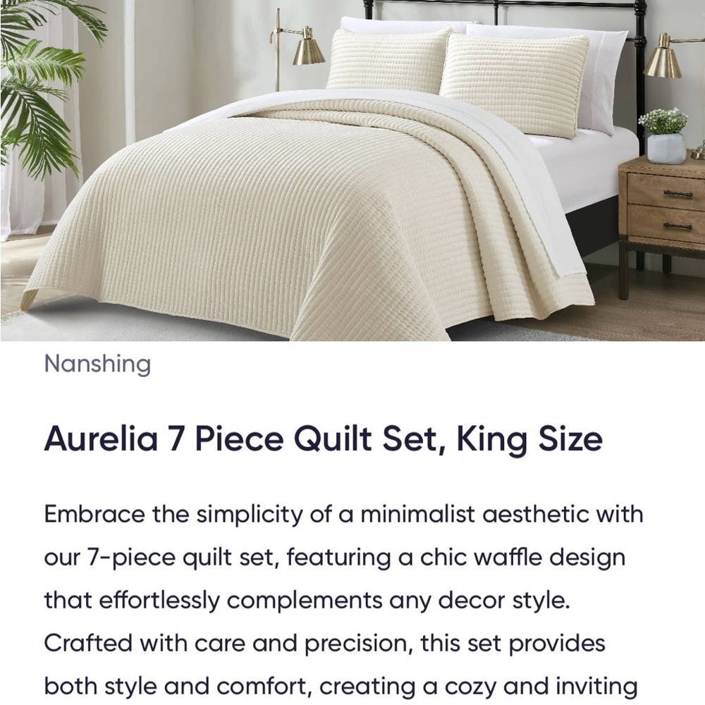 KING BEDDING SET